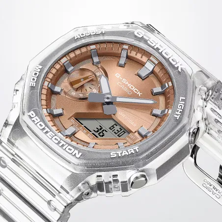Orologio Trasparente Rose Gold CasiOak Uomo Casio G-Shock