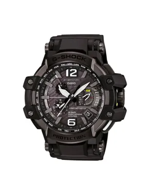 Orologio Nero Gravitymaster GPS Triple G Alpha Gel Uomo Casio