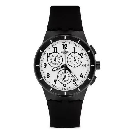 Orologio Chrono Plastic Twice Again Black Uomo Swatch