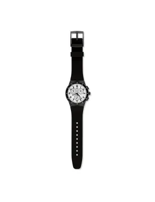 Orologio Chrono Plastic Twice Again Black Uomo Swatch