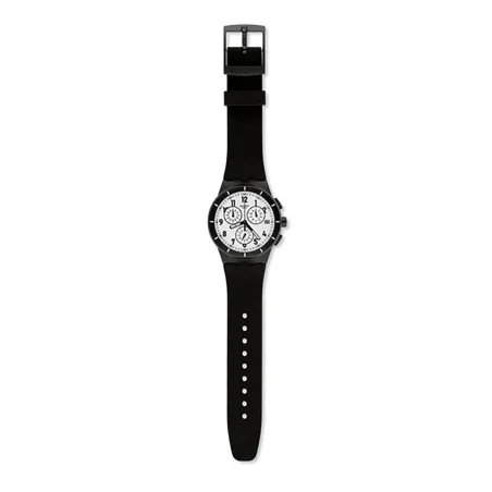 Orologio Chrono Plastic Twice Again Black Uomo Swatch