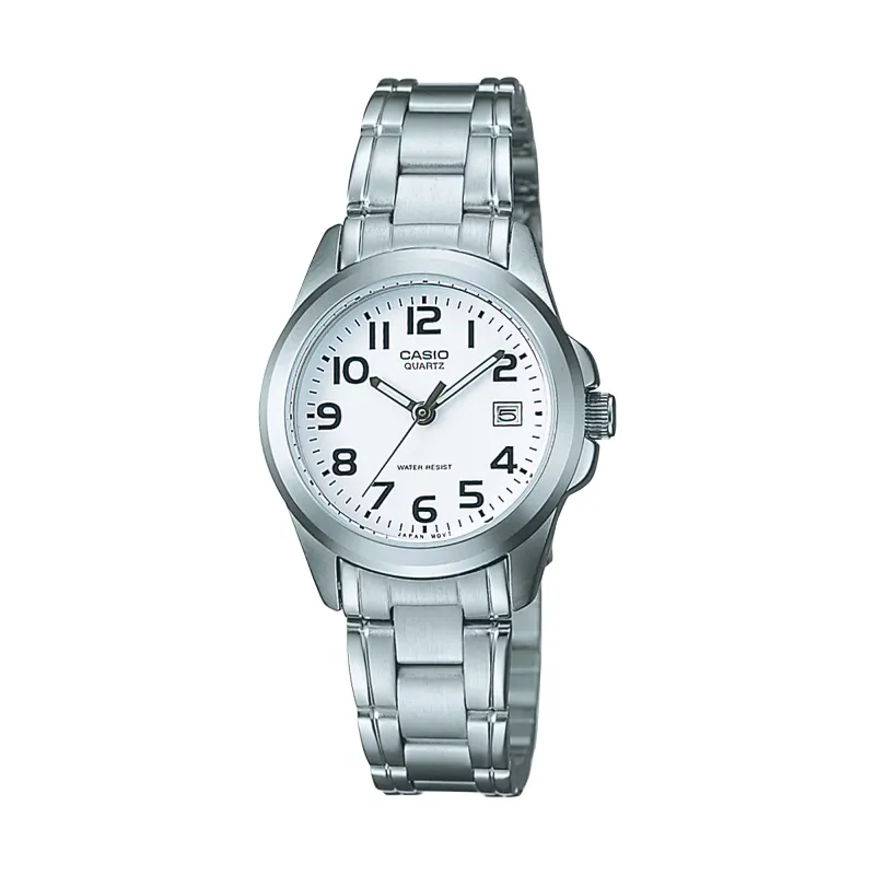 Orologio Acciaio Silver 28mm Data Display Donna Casio Collection