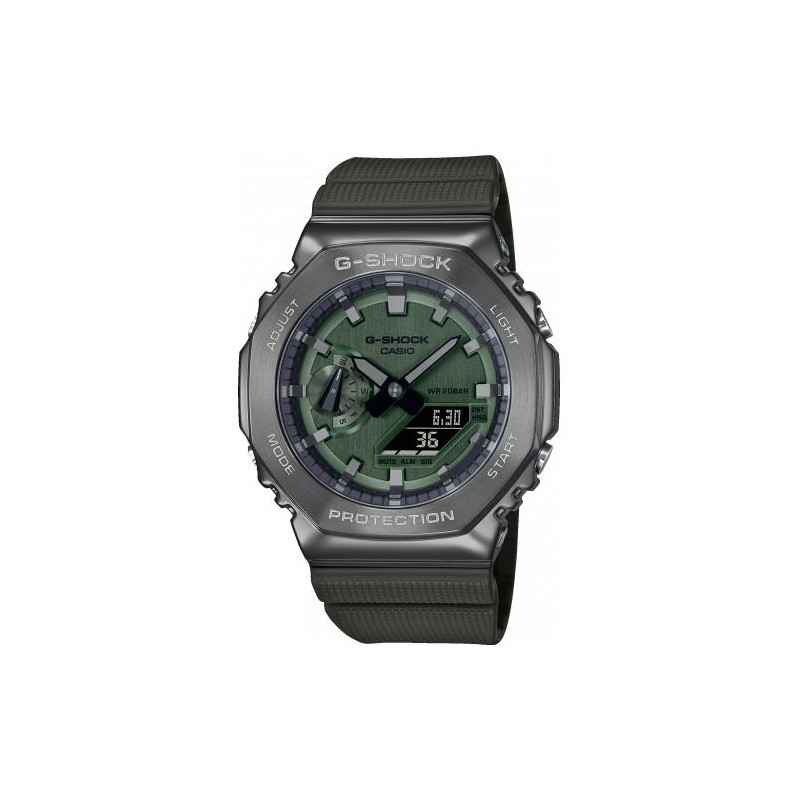 Orologio Grigio Verde Metal CasiOak Gunmetal Uomo Casio G-Shock Orologio Grigio Verde Metal CasiOak Gunmetal Uomo Casio G-Shock