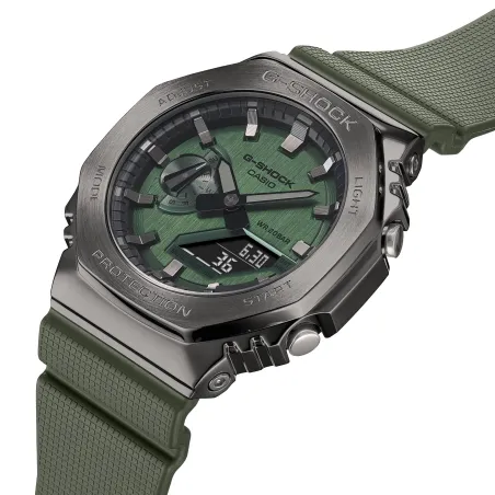 Orologio Grigio Verde Metal CasiOak Gunmetal Uomo Casio G-Shock