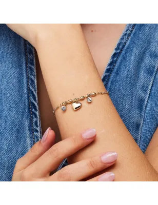 Bracciale dorato Chakra Amore Cuore Donna Brosway