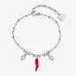Bracciale Chakra Portafortuna Cornetto rosso Donna Brosway