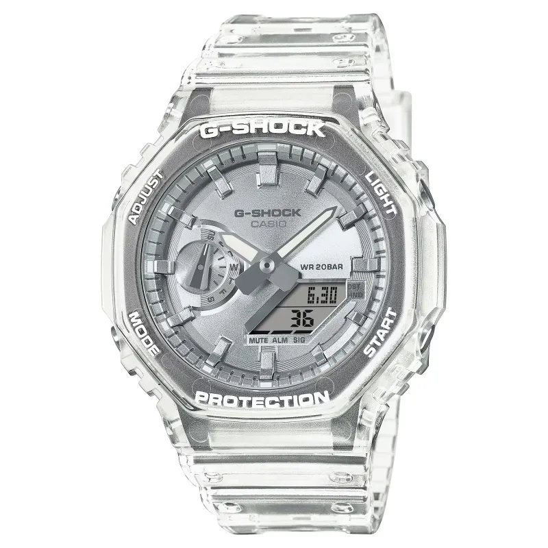 Orologio Trasparente Argento CasiOak Crystal Uomo Casio G-Shock Orologio Trasparente Argento CasiOak Crystal Uomo Casio G-Shock