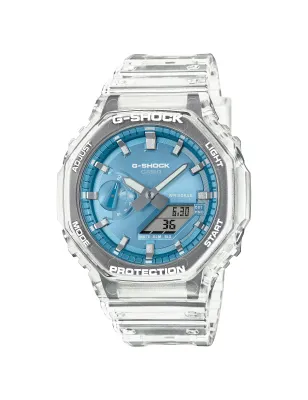 Orologio Trasparente Blu Cielo CasiOak Crystal Uomo Casio G-Shock