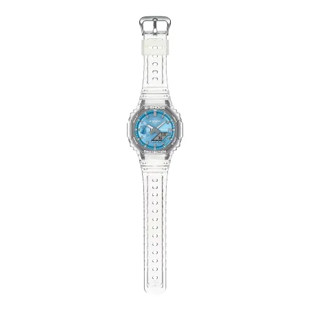 Orologio Trasparente Blu Cielo CasiOak Crystal Uomo Casio G-Shock