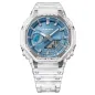 Orologio Trasparente Blu Cielo CasiOak Crystal Uomo Casio G-Shock