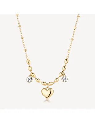 Collana dorata Chakra Amore Cuore Donna Brosway