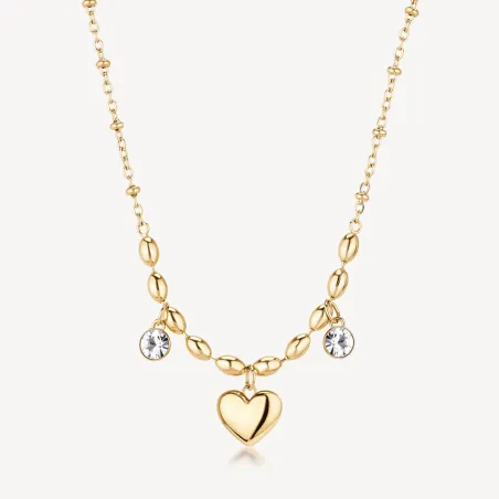 Collana dorata Chakra Amore Cuore Donna Brosway