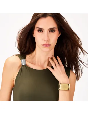Bracciale Rigido Sculpture Gold Donna Breil