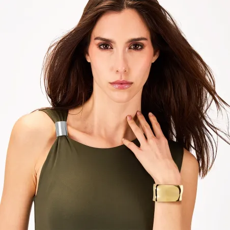 Bracciale Rigido Sculpture Gold Donna Breil