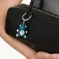 Portachiavi Teddy Orso blu placcato rodio Donna Swarovski Portachiavi Teddy Orso blu placcato rodio Donna Swarovski