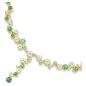 Collana a Y Constella, taglio misto, verde Donna Swarovski