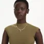 Collana a Y Constella, taglio misto, verde Donna Swarovski
