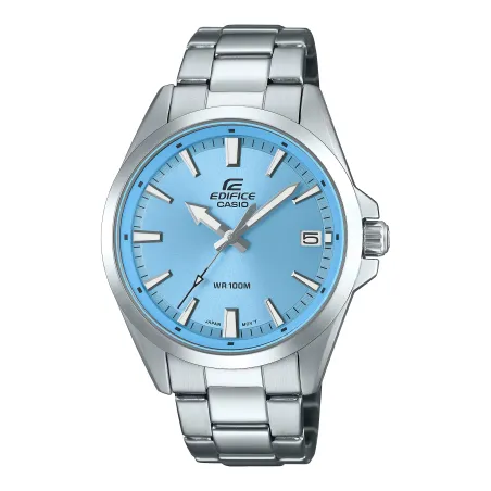 Orologio Acciaio Ice Blue Sportivo Data 42mm Uomo Casio Edifice