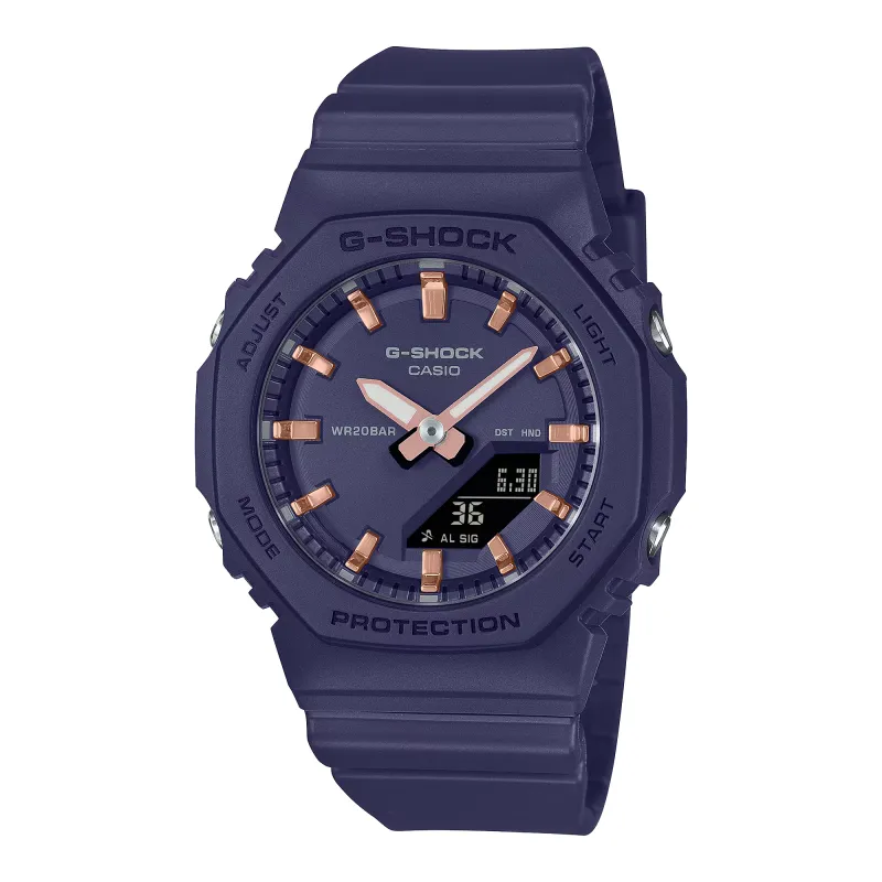 Orologio Blu Navy Oro Rosa Compatto 40mm Donna Casio G-Shock