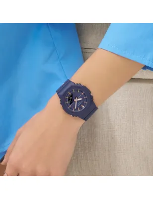 Orologio Blu Navy Oro Rosa Compatto 40mm Donna Casio G-Shock