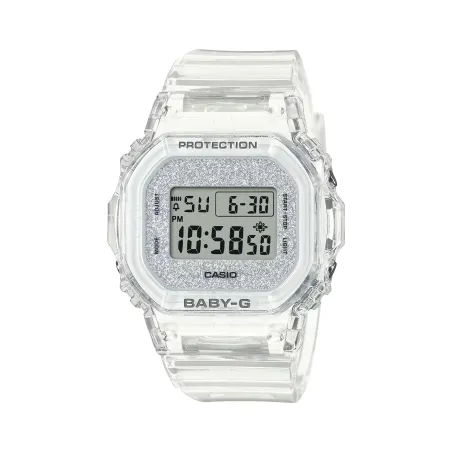 Orologio Bianco Scintillante Compatto 37mm Bambini Casio Baby-G