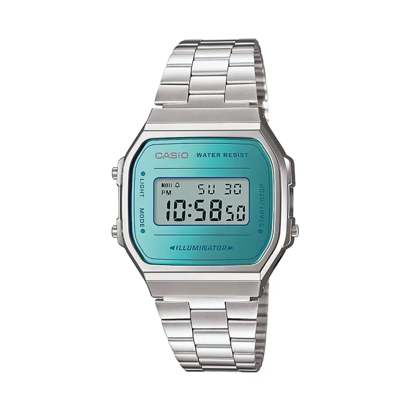 Orologio a Specchio Digital Iconic Turchese Casio Vintage