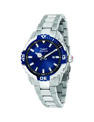 Orologio Legend Silver Diver Clasp 42mm Uomo Sector