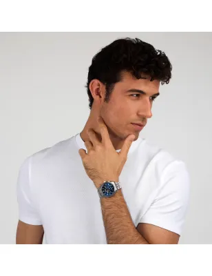 Orologio Blue Chronograph Lucido Diver 41mm Uomo Sector