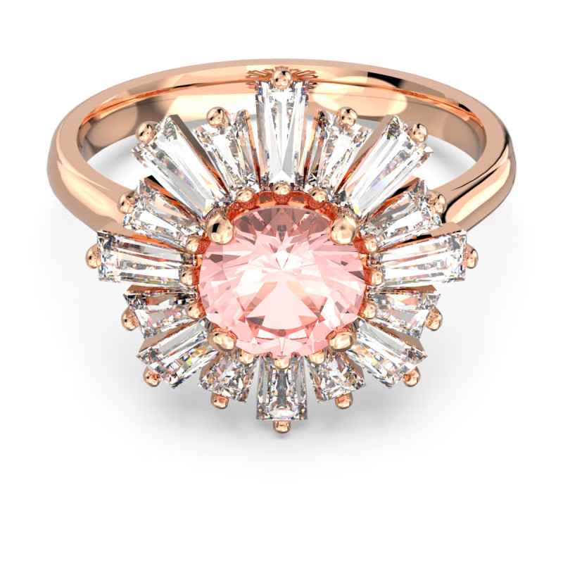 ANELLO SUNSHINE SOLE ROSA MIS.52 DONNA SWAROVSKI 