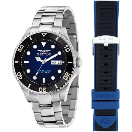 Orologio Blu Sfumato Miyota 8205 43mm Uomo Sector