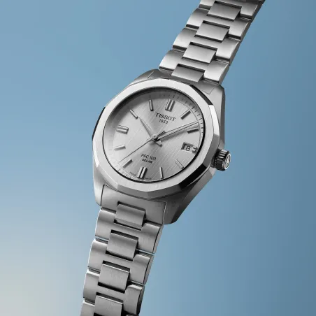 Orologio Argento Solar Lightmaster 34mm Donna Tissot Prc 100