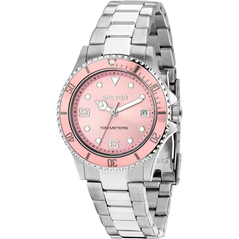 Orologio 230 Light Rose 35mm Rosa Quadrante Lunetta Donna Sector Orologio 230 Light Rose 35mm Rosa Quadrante Lunetta Donna Sector