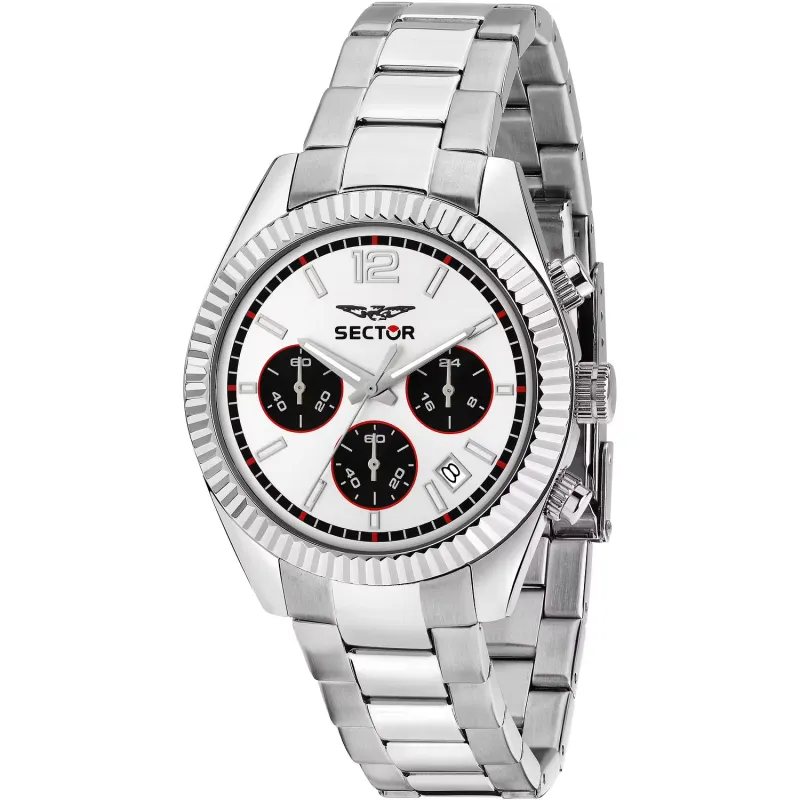 Orologio 240 R3273640028 Cronografo Acciaio 39mm Uomo Sector