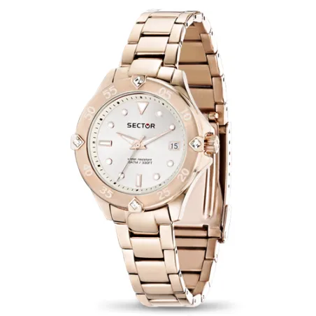 Orologio 250 R3253250503 Oro Rosa Cristalli 35mm Donna Sector