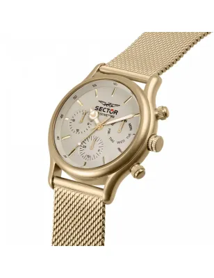 Orologio 660 R3253517015 Multifunzione Milano Beige 43mm Uomo Sector