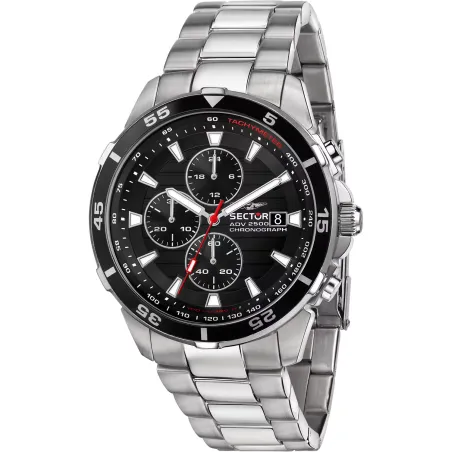 Cronografo ADV2500 R3273643003 Nero Acciaio 43mm Uomo Sector