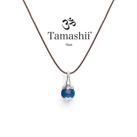 COLLANA AGATA BLU DONNA TAMASHII EAR-DROPS