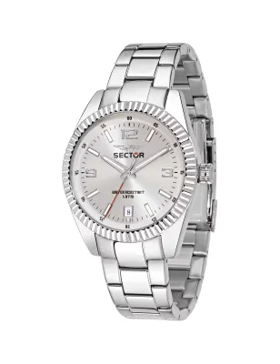 Orologio 240 R3253476003 Silver Sunray Data 41mm Uomo Sector