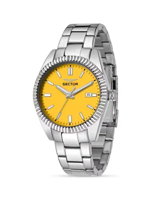 Orologio 240 R3253240050 Giallo Sole Caldo Data 41mm Uomo Sector