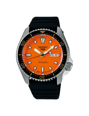 Orologio 5 Sports SRPL89 Daichi Orange Automatico 42mm Uomo Seiko