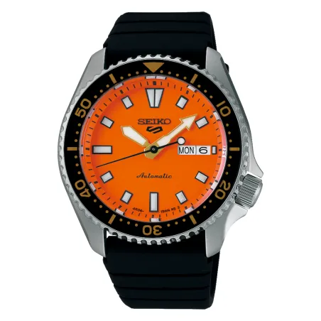 Orologio 5 Sports SRPL89 Daichi Orange Automatico 42mm Uomo Seiko