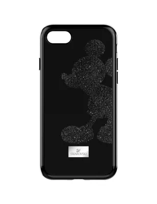 Cover nera IPhone 8 Mickey Mouse Donna Swarovski