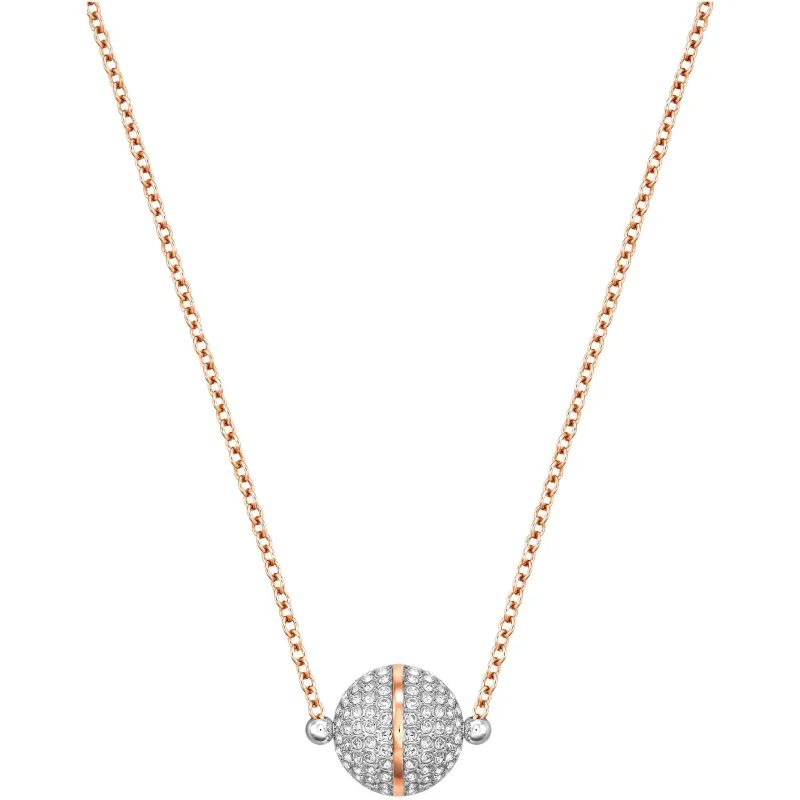 Collana Foam con pavé di cristalli Donna Swarovski