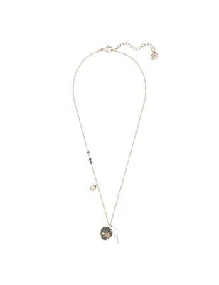 Collana Duo Skull con Teschio Swarovski