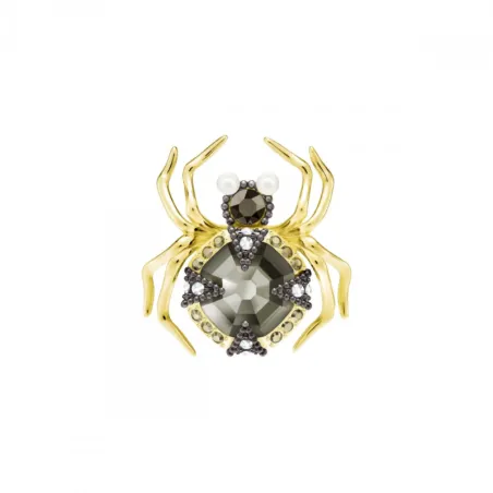 Monorecchino Ragno con Crystal Pearls Donna Swarovski