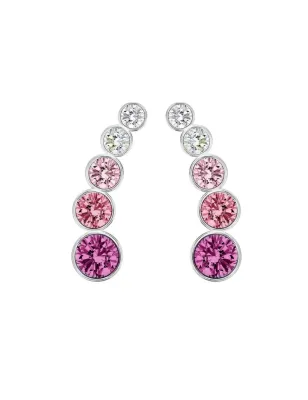 Orecchini Harley cristalli rosa Donna Swarovski