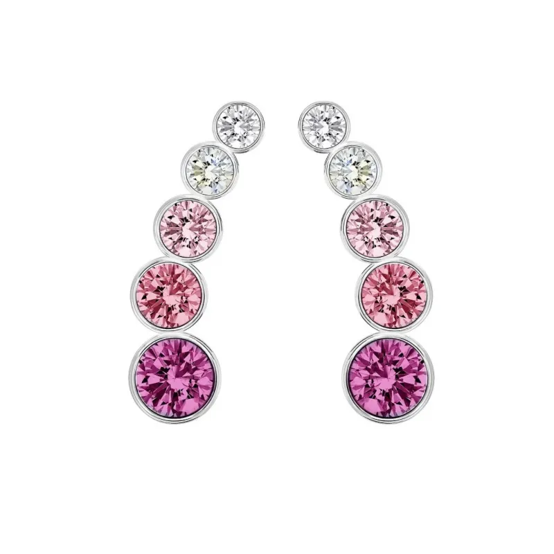 Orecchini Harley cristalli rosa Donna Swarovski
