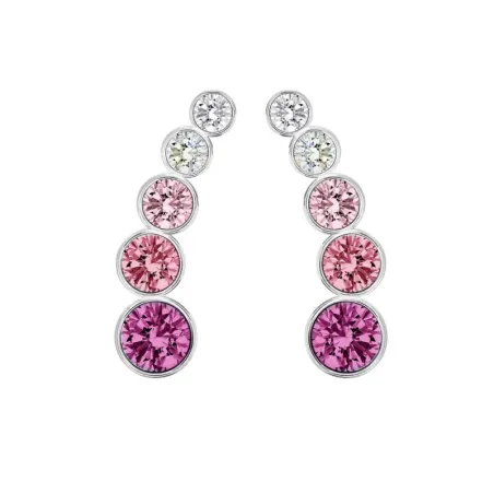 Orecchini Harley cristalli rosa Donna Swarovski