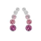 Orecchini Harley cristalli rosa Donna Swarovski