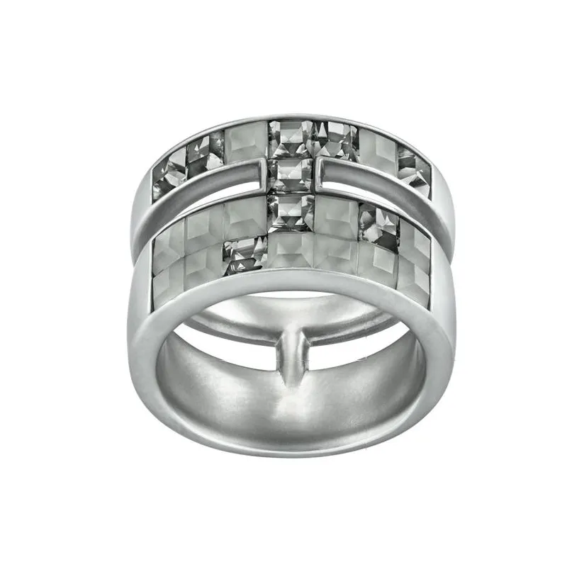 Anello Frozen argento mis.58 Donna Swarovski